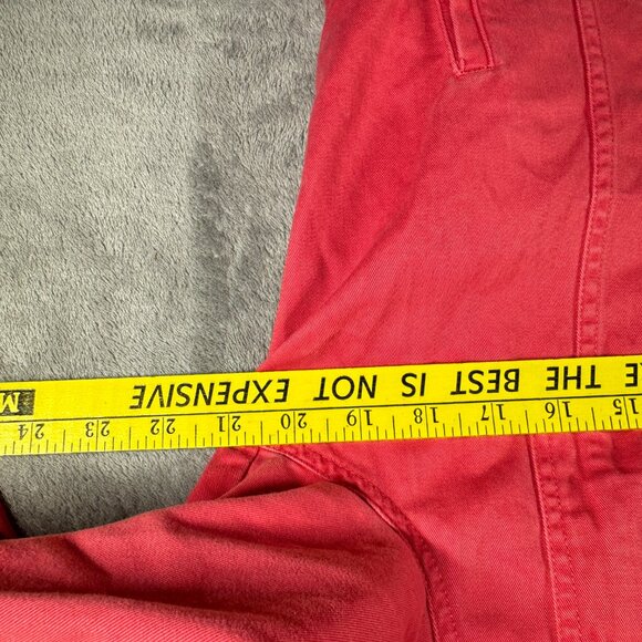 Jones New York Country Red Denim Jacket Women’s L Cotton Button Front - Picture 14 of 16